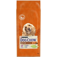 Сухой корм Dog Chow для взрослых собак старшего возраста, с ягненком, 14кг