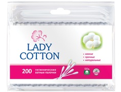 Ватные палочки Lady Cotton, 200шт.