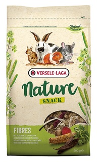 Корм дополнительный Versele-Laga Crispy Snack Fibres для грызунов с клетчаткой, 500гр