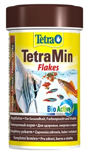 Корм Tetra Min для всех видов рыб, в виде хлопьев, 100мл