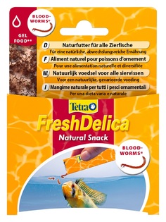 Корм Tetra FreshDelica Bloodworms &quot;Мотыль в желе&quot; для рыбок, 48гр