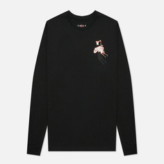 Мужской лонгслив Jordan Jumpman Crew, цвет чёрный
