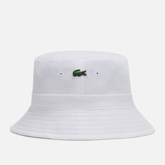 Панама Lacoste Organic Cotton Embroidered, цвет белый