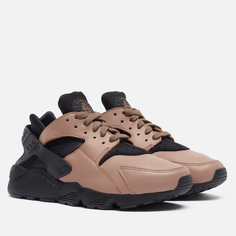 Кроссовки Nike Air Huarache Leather Toadstool, цвет коричневый