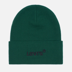 Шапка Levis Wordmark Beanie, цвет зелёный