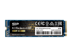Твердотельный накопитель Silicon Power PCIe Gen4x4 US70 2Tb SP02KGBP44US7005
