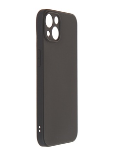 Чехол Brosco для APPLE iPhone 13 Black Matte IP13-COLOURFUL-BLACK