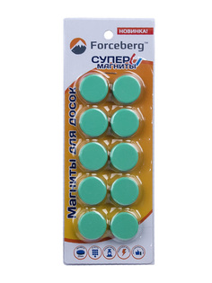 Магнит для магнитной доски Forceberg 20mm Green 9-3612114-010F