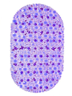 Коврик Bath Plus 67x38cm Purple 6-103