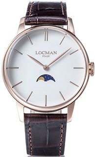 fashion наручные мужские часы Locman 0256R05R-RGAVRGPT. Коллекция 1960 Moon Phases