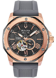 Японские наручные мужские часы Bulova 98A228. Коллекция Marine Star