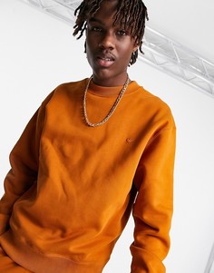 Свитшот выгоревшего оранжевого цвета adidas Originals adicolor Contempo-Оранжевый цвет