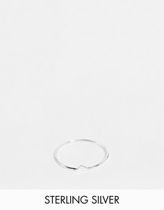 Кольцо из стерлингового серебра с шипом Kingsley Ryan-Серебряный