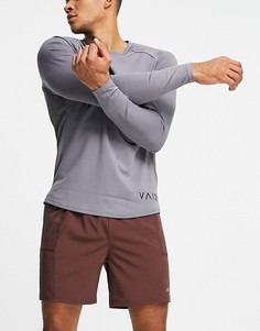 Серый облегающий лонгслив VAI21