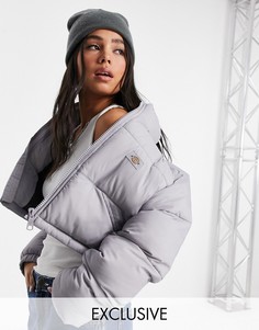 Сиреневый укороченный пуховик Dickies Atlanta – эксклюзивно для ASOS-Фиолетовый цвет
