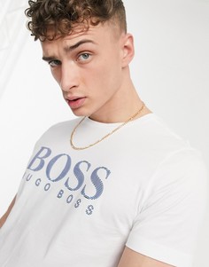 Белая футболка BOSS Athleisure Tee 5-Белый