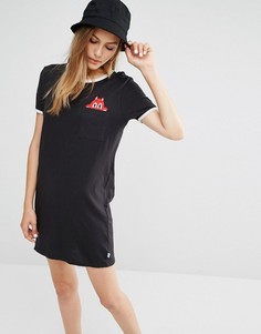 Платье-футболка с отделкой у кармана Vans X Dabs Myla-Черный