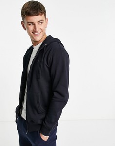 Темно-синий худи на сквозной молнии French Connection