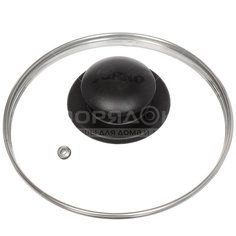 Крышка для посуды Гвура KC*GTL16110 с металлическим ободом, 16 см Jarko