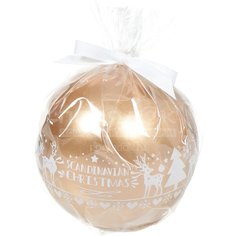 Свеча декоративная, 8 см, Скандинавское рождество шар Bartek candles