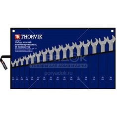 Набор комбинированных ключей Thorvik CWS0016 16 шт, 6-24 мм