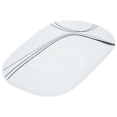 Блюдо стеклокерамика, овальное, 30 см, белое, Daniks, Токио