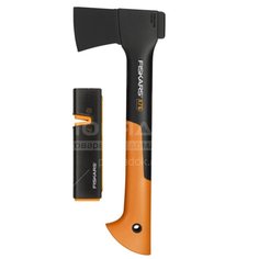 Топор универсальный Fiskars Х7 1020183 + точилка