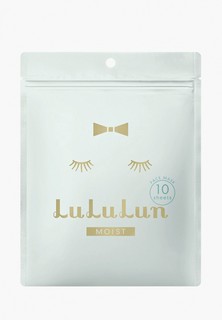 Набор масок для лица LuLuLun глубокое увлажнение обезвоженной кожи FACE MASK MOIST BLUE 10 шт.