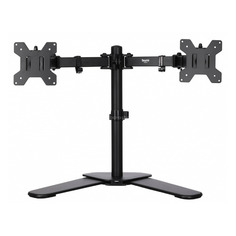 Кронштейн для мониторов ЖК Buro BU-M042-D, до 32", до 16кг, настольный, поворот и наклон верт.перемещ., черный
