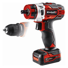 Дрель-шуруповерт EINHELL TE-CD 12/1 X-Li 2Ач, с одним аккумулятором [4513592]