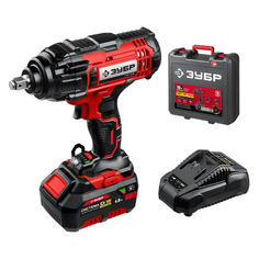 Ударный гайковерт Зубр ГУЛ-410-41 4Ач, с одним аккумулятором