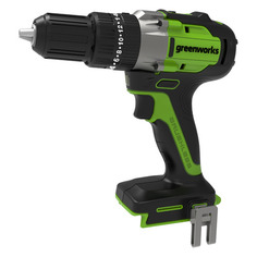 Дрель-шуруповерт GREENWORKS GD24DD60K2 2Ач, с одним аккумулятором [3704107ua]