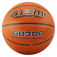 Мяч баскетбольный ATEMI Bb300, универсальный, 5-й размер, оранжевый