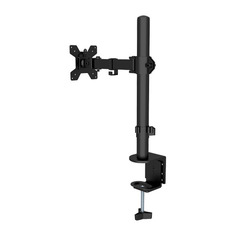 Кронштейн для мониторов ЖК Buro BU-M051-M, до 32", до 8кг, крепление к столешнице, поворот и наклон, черный