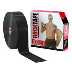 Тейп кинезио Rocktape Extra sticky 3 32м 5см черный (21588)