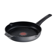 Сковорода-гриль Tefal Easy Chef E2404055, 26см, без крышки, черный [2100120156]