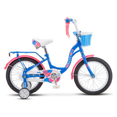 Велосипед STELS Jolly 16 V010 городской (детский), рама 9.5", колеса 16", синий, 11.35кг [lu084747]