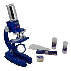 Микроскоп Eastcolight MP-450 монокуляр 100-450х на 3 объек. синий