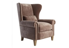 Кресло malonne (gramercy) коричневый 90x109x94 см.