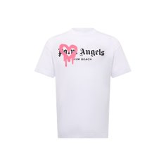 Хлопковая футболка Palm Angels