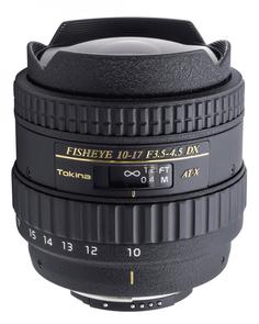 Объектив Tokina AT-X 107 F3.5-4.5 DX Fisheye NON HOOD C/AF (черный)