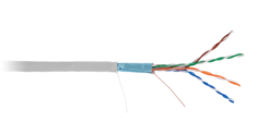 Кабель Netlan C-UF004-5E-PVC-GY (серый)
