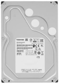 Жесткий диск 4TB SATA 6Gb/s Toshiba (KIOXIA) MG08ADA400E 3.5&quot;, 7200rpm, 256MB