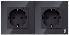 Розетка Sibling Powerswitch-W2-B Brilliant Systems