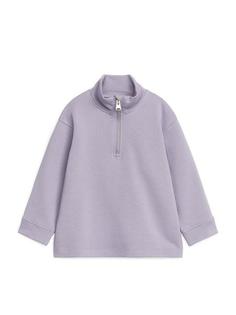 Толстовка с воротником на молнии Arket