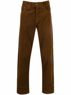 Carhartt WIP вельветовые брюки прямого кроя