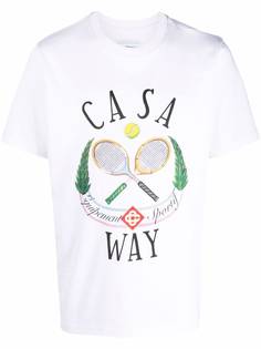 Casablanca футболка с логотипом