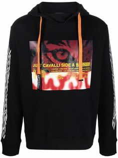 Just Cavalli худи с графичным принтом