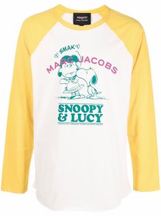 Marc Jacobs футболка с принтом Snoopy and Lucy из коллаборации с Peanuts