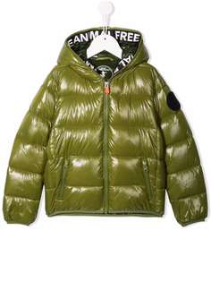 Save The Duck Kids пуховик на молнии с капюшоном